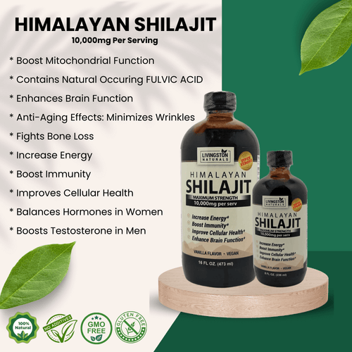 Liquid Himalayan Shilajit Maximum Strength